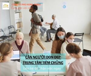 TUYỂN 3 NHÂN VIÊN DỌN DẸP TẠI QUẬN 7